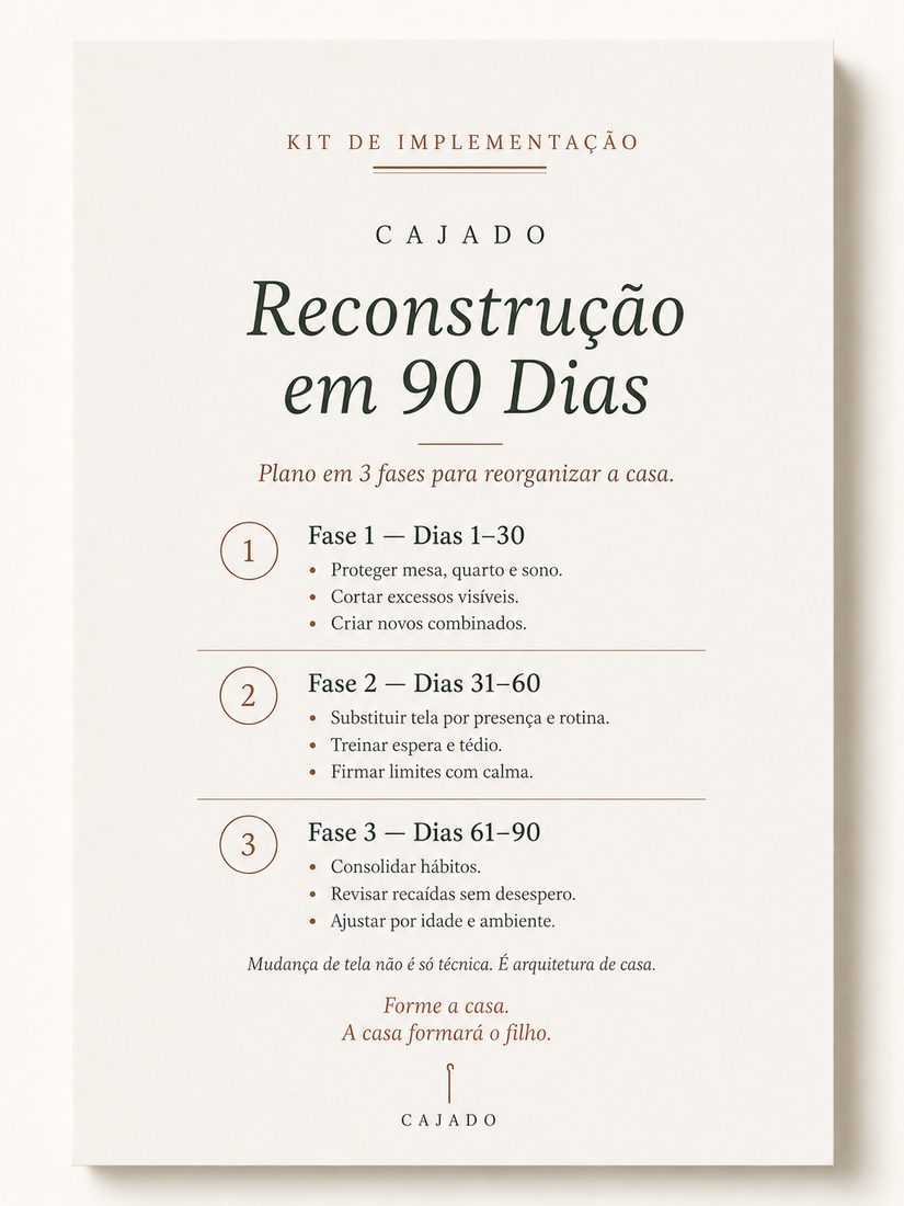 Folha do Kit: Reconstrução em 90 Dias